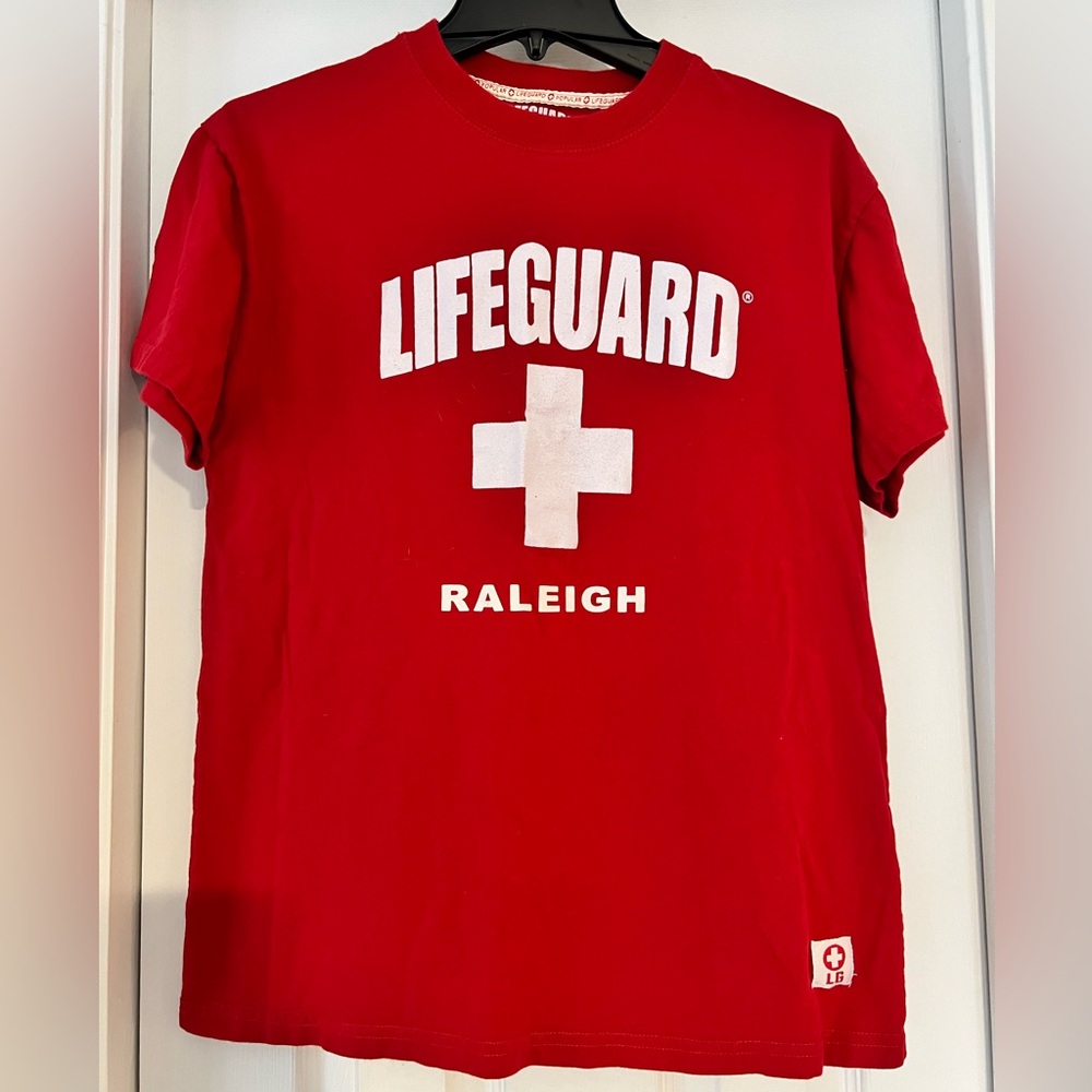 Red Lifeguard Graphic Tee
